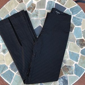 Bebe black and metallic gray pants